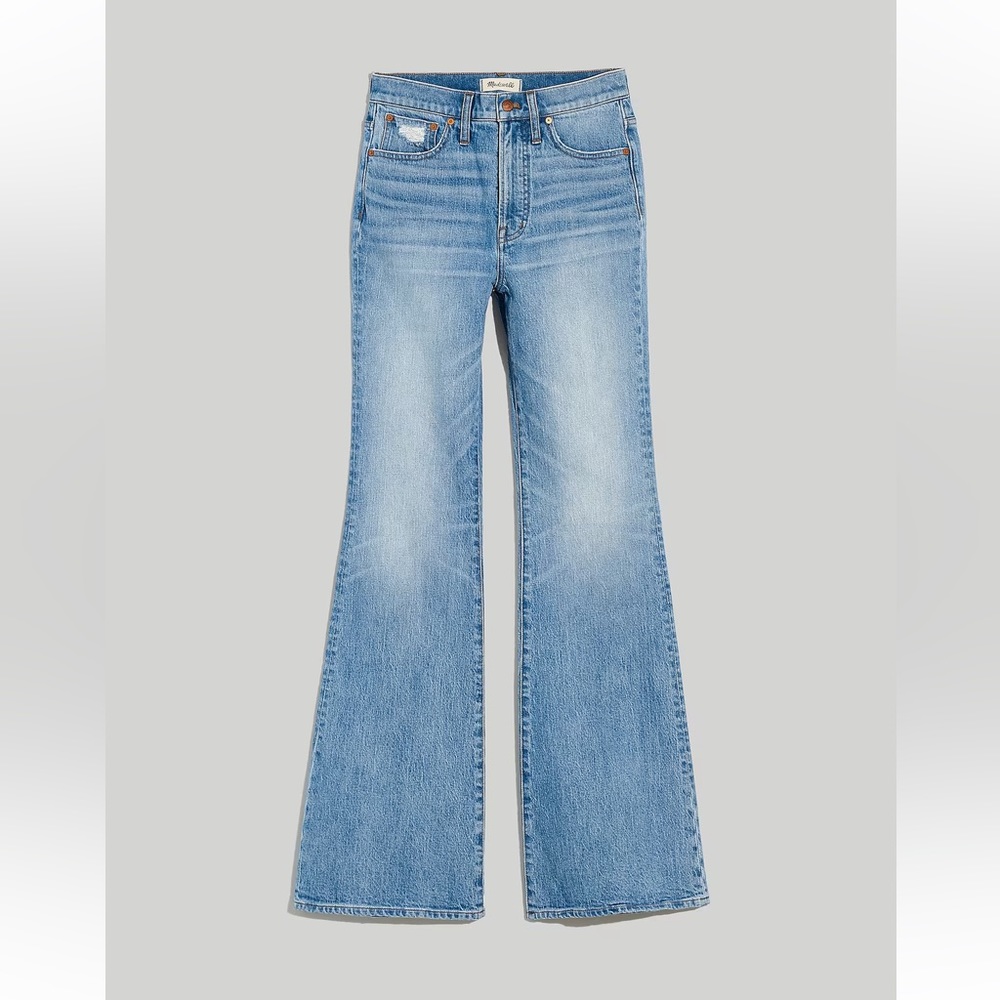 NWT Madewell Perfect Vintage Flare Jean Light Wash
